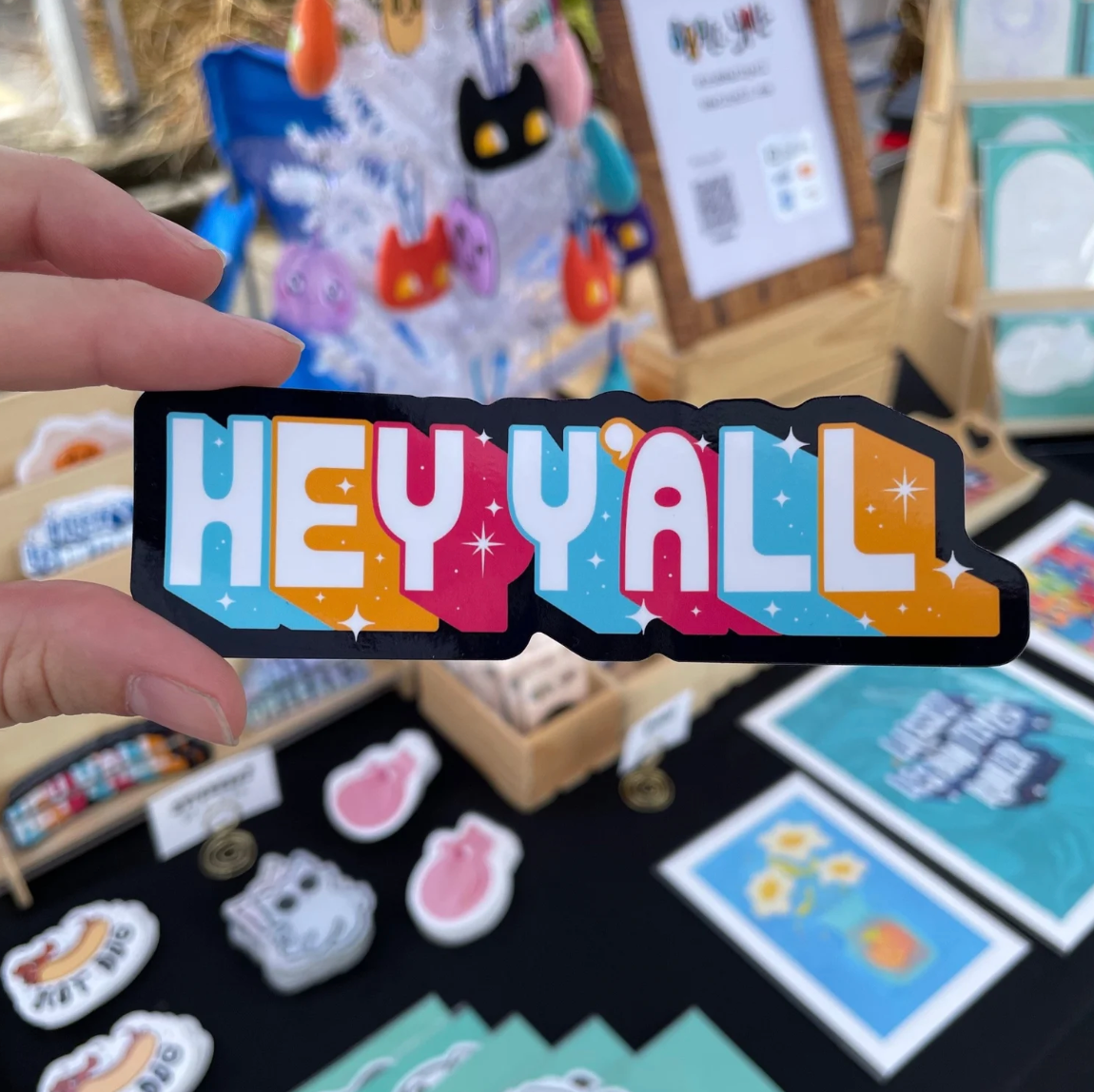 Hey Y'all Sticker