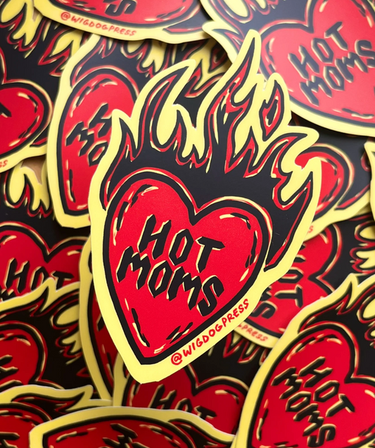 Hot Moms Sticker