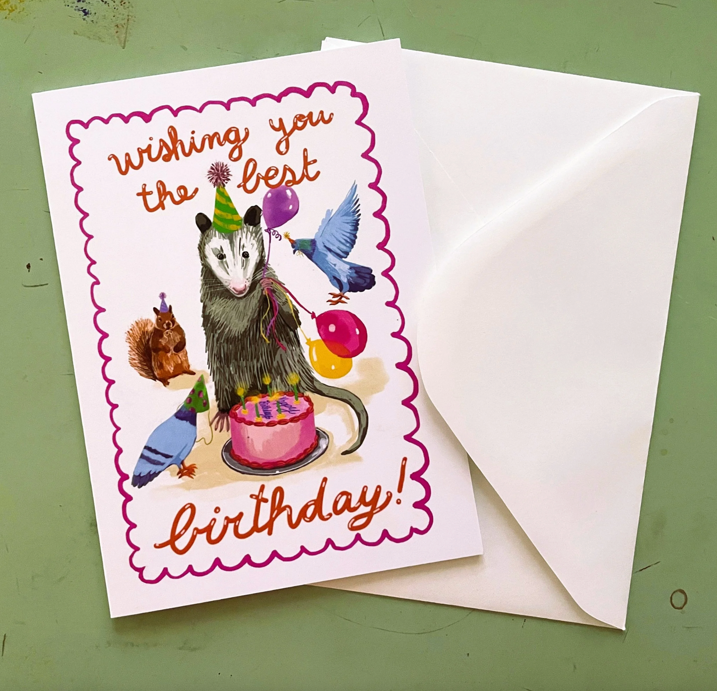 Best Birthday Possum Card