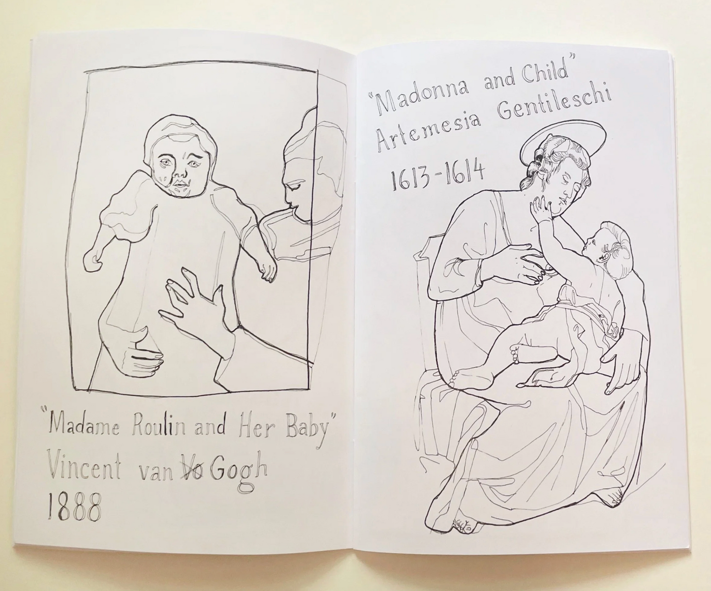 Historical Babies Coloring Book
