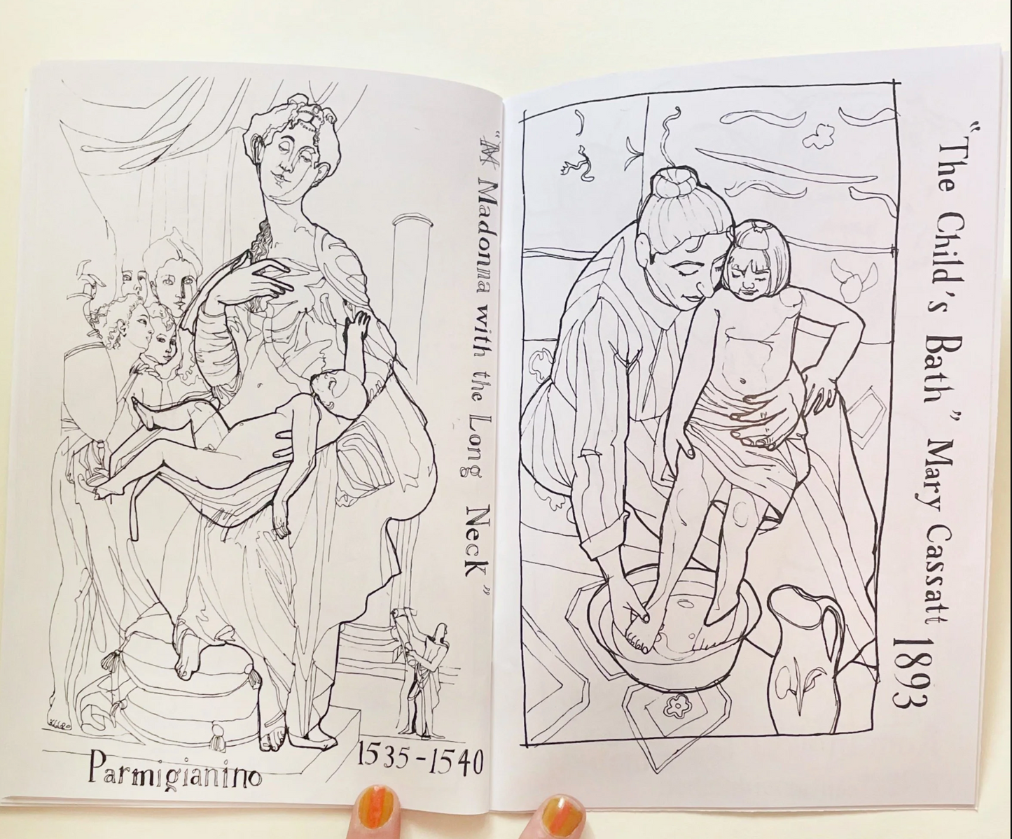 Historical Babies Coloring Book