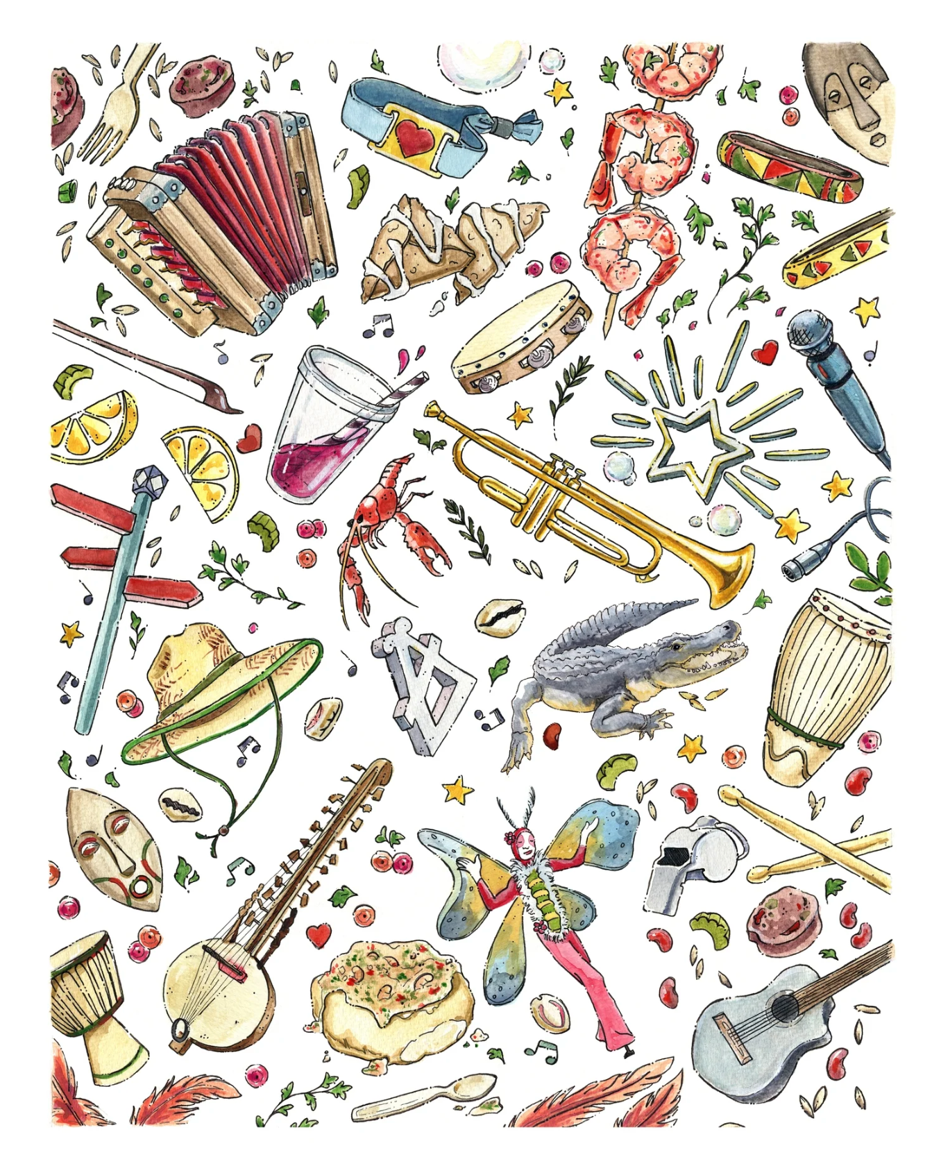 Festival's A Mess Print