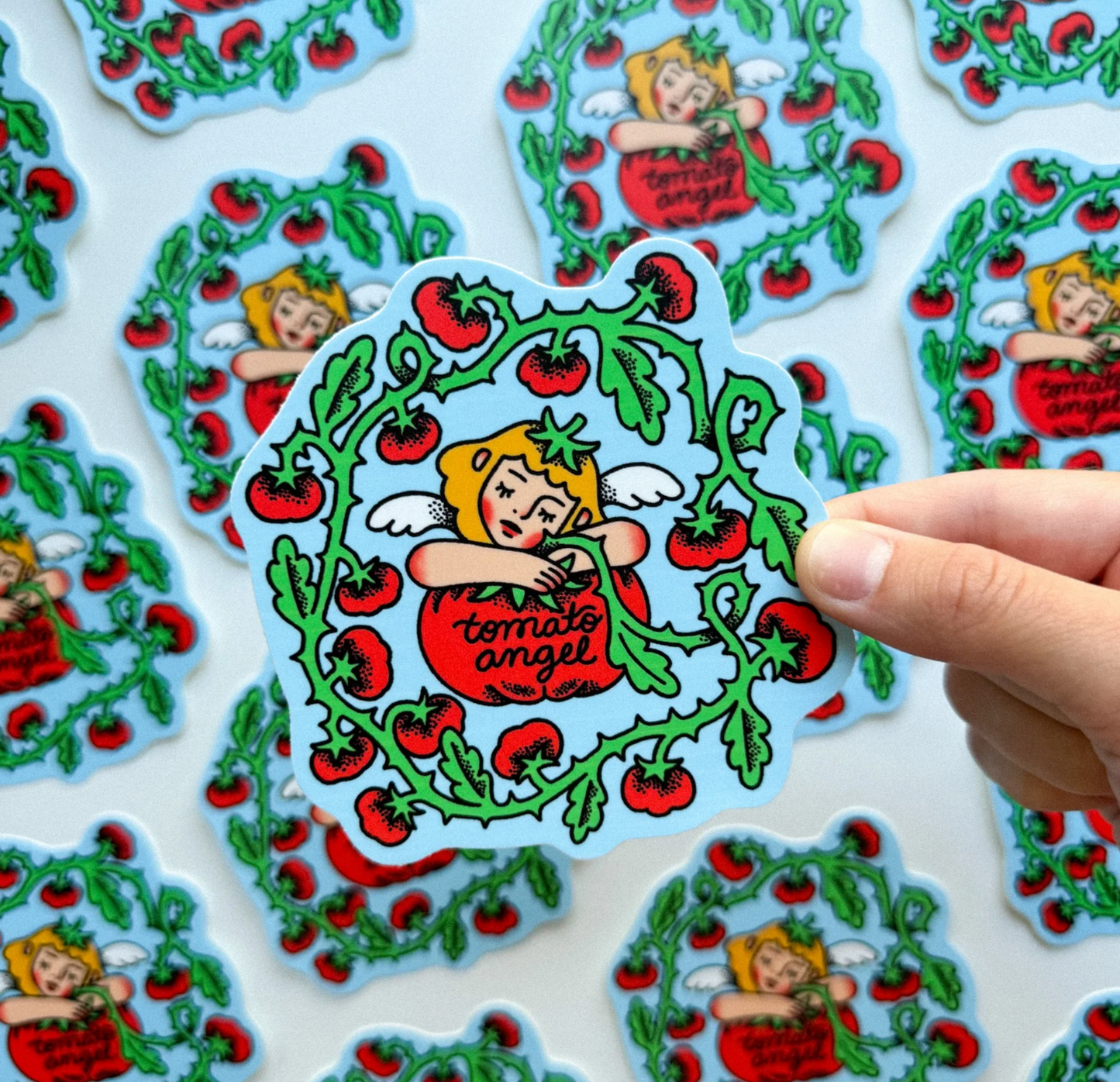 Tomato Angel Sticker