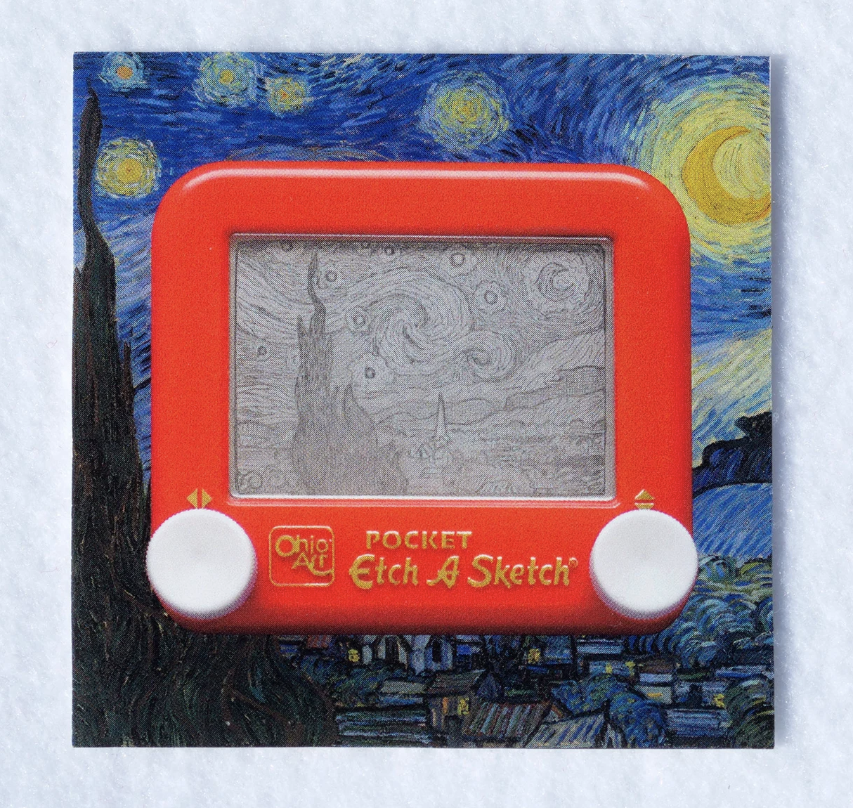 Van Gogh Etch A Sticker