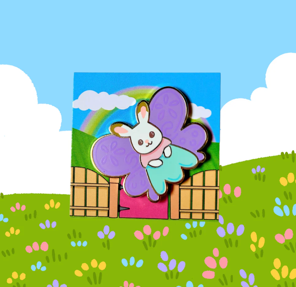 Butterfly Bunny Pin
