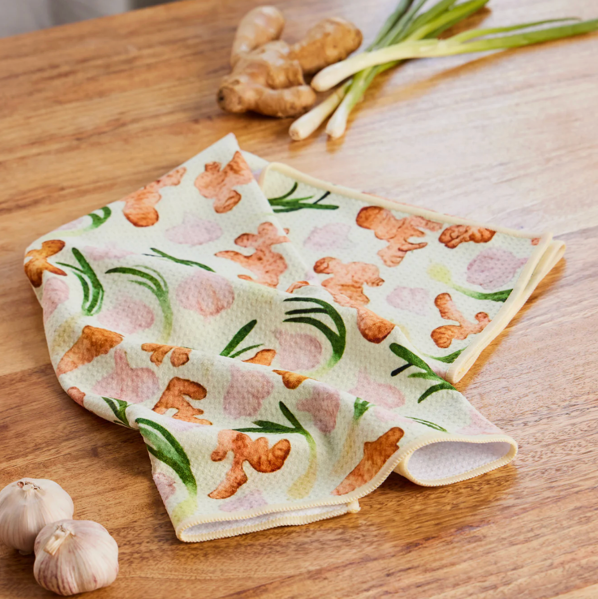 Ginger Garlic Scallion Dish Towel