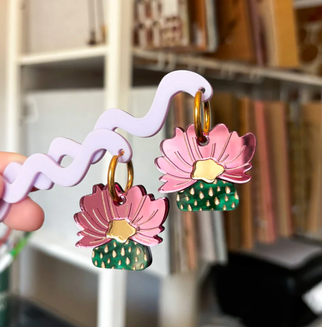 No Rain No Flowers Earrings