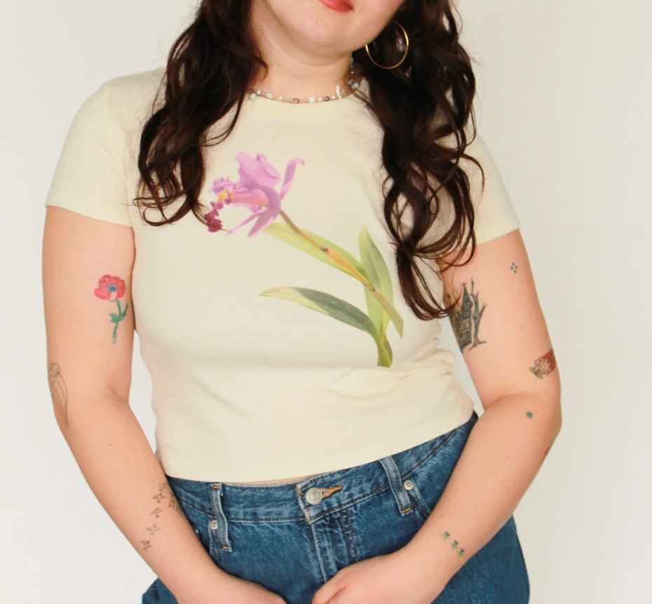 Orchid Baby Tee