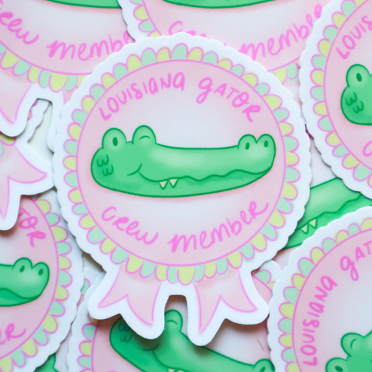 Gator Crew Member Sticker