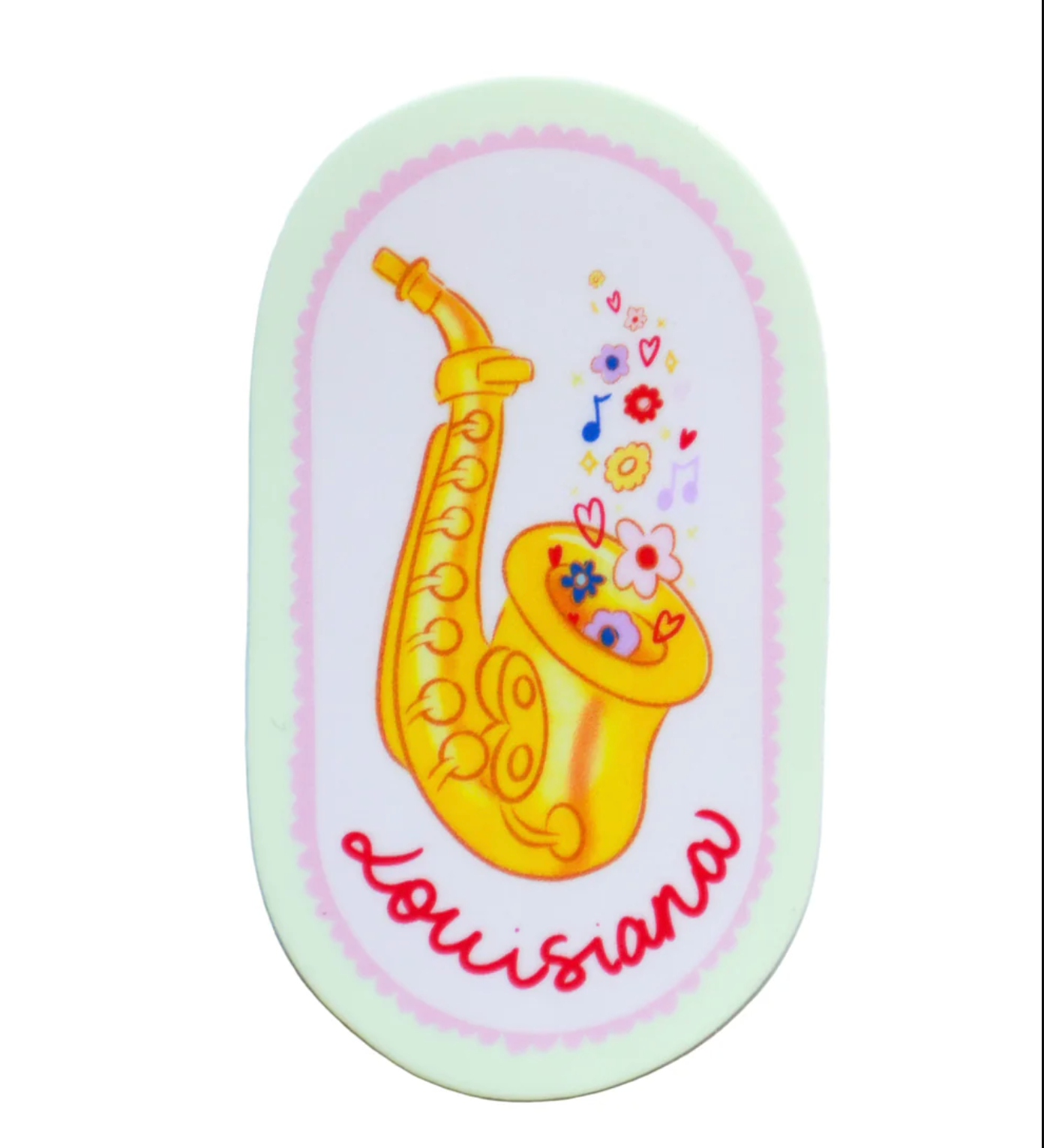 Louisiana Saxophone Sticker