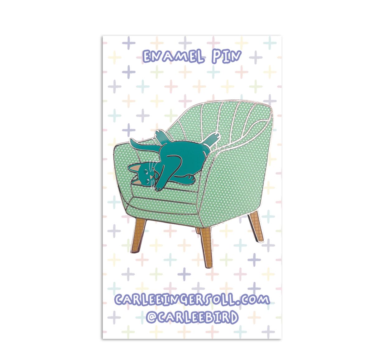 Feline Good Enamel Pin