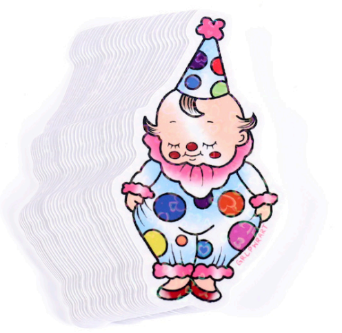 Baby Clown Sticker