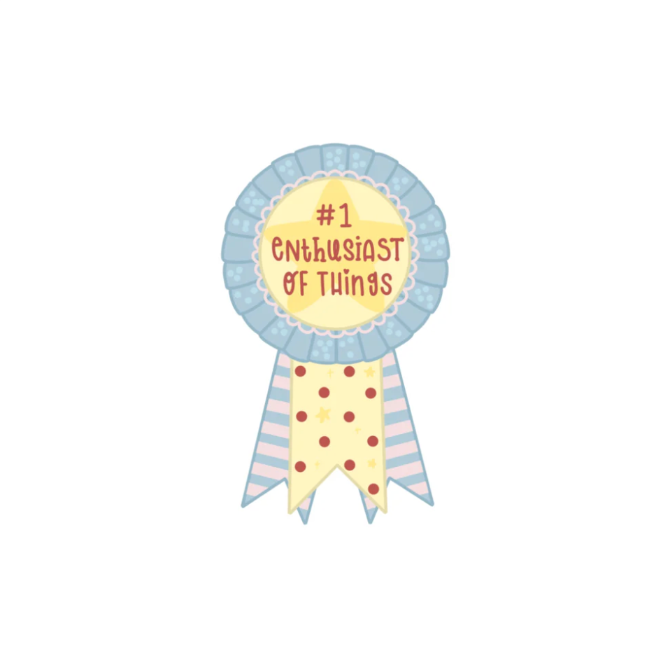 #1 Enthusiast of Things Sticker