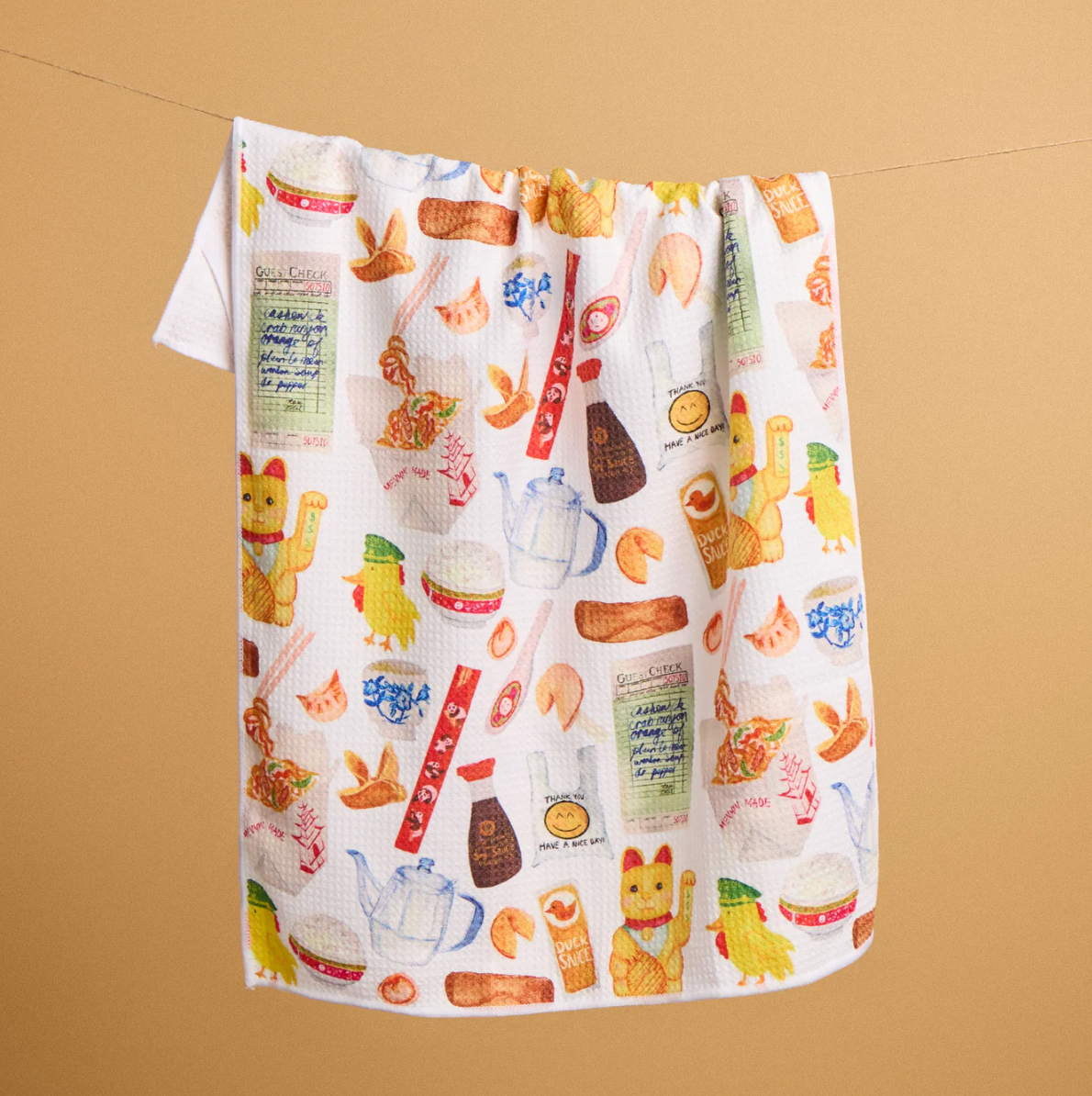 Chinese Takeout Tea Towel
