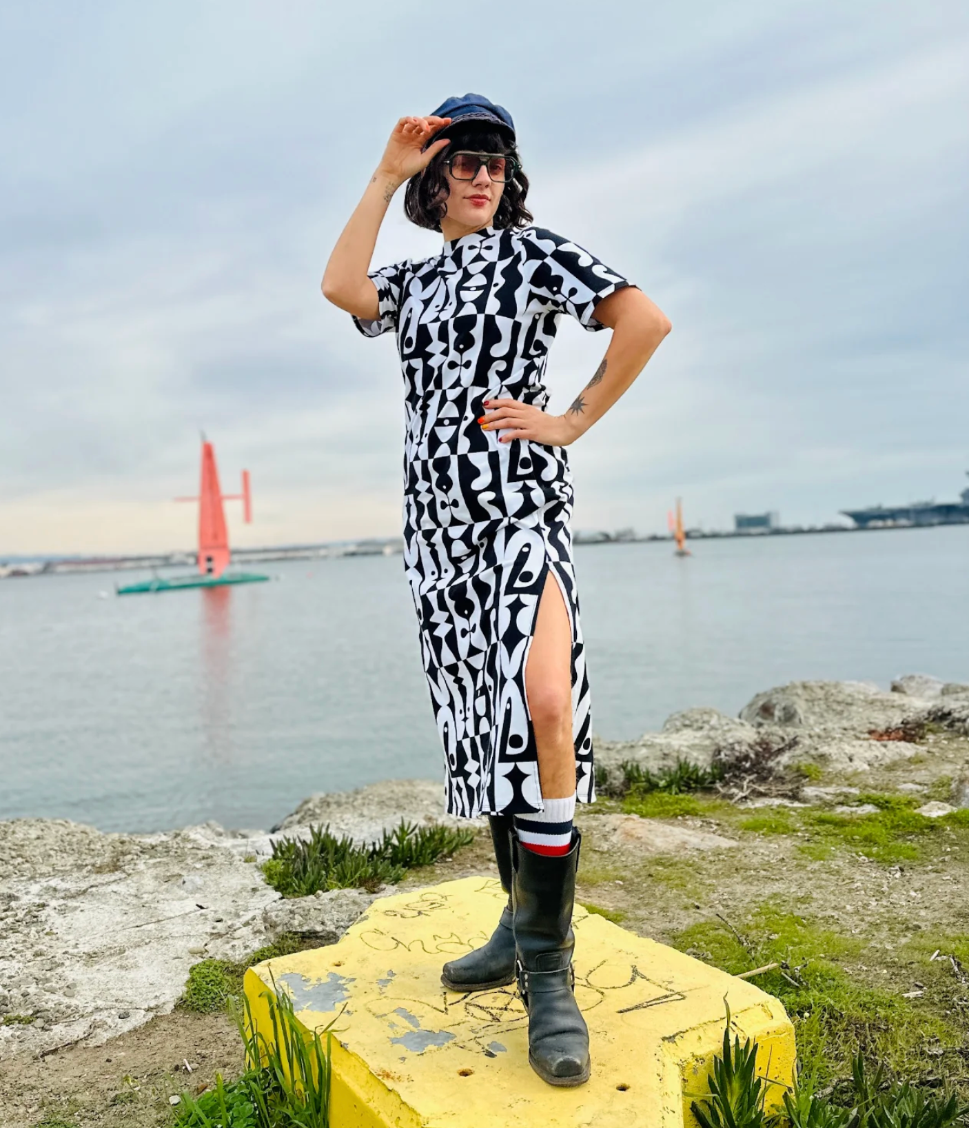 Jersey Maxi Dress Illusions