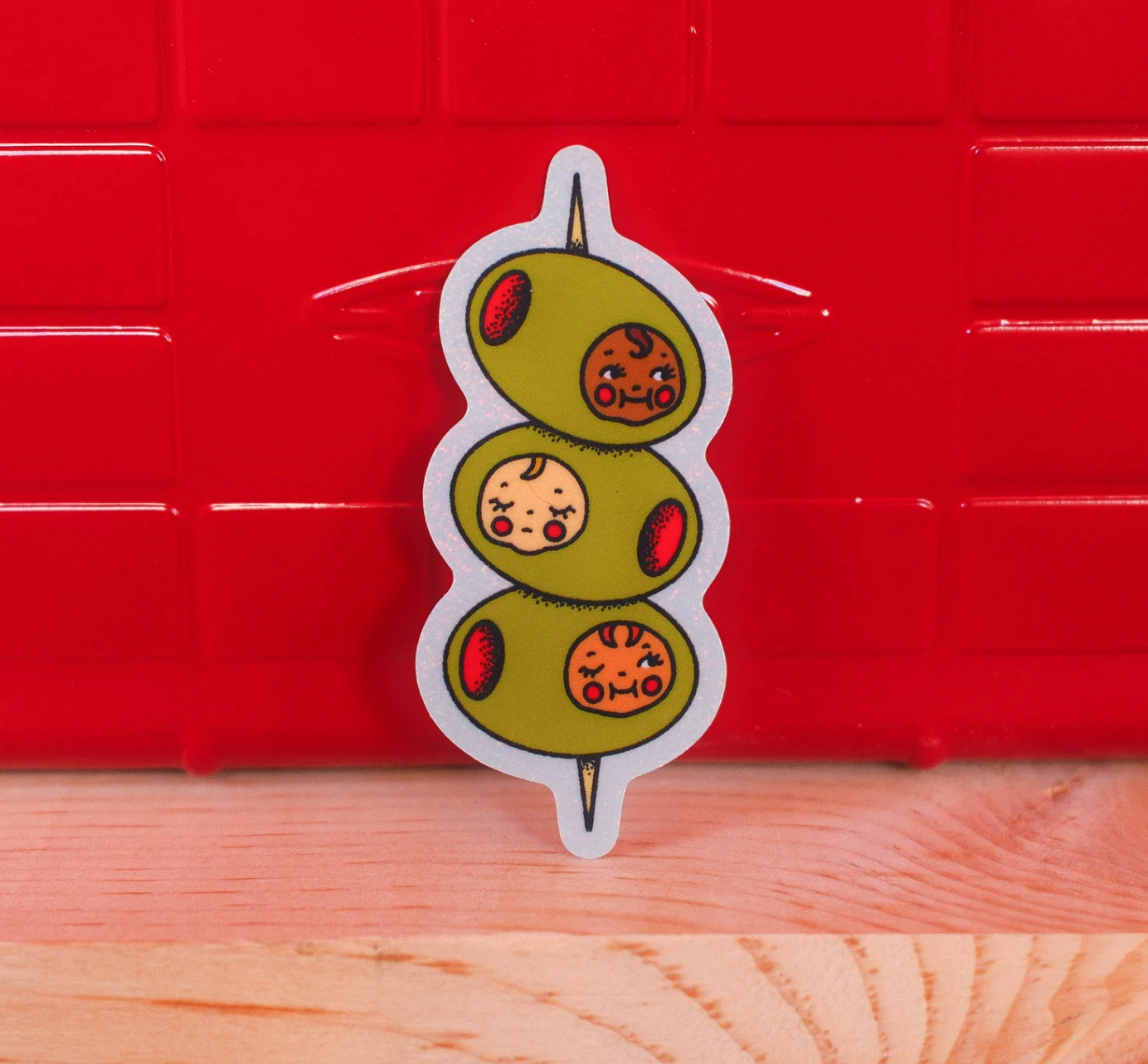 olive babies sticker