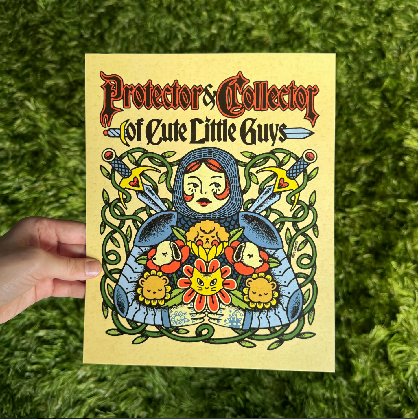 Protector & Collector Print