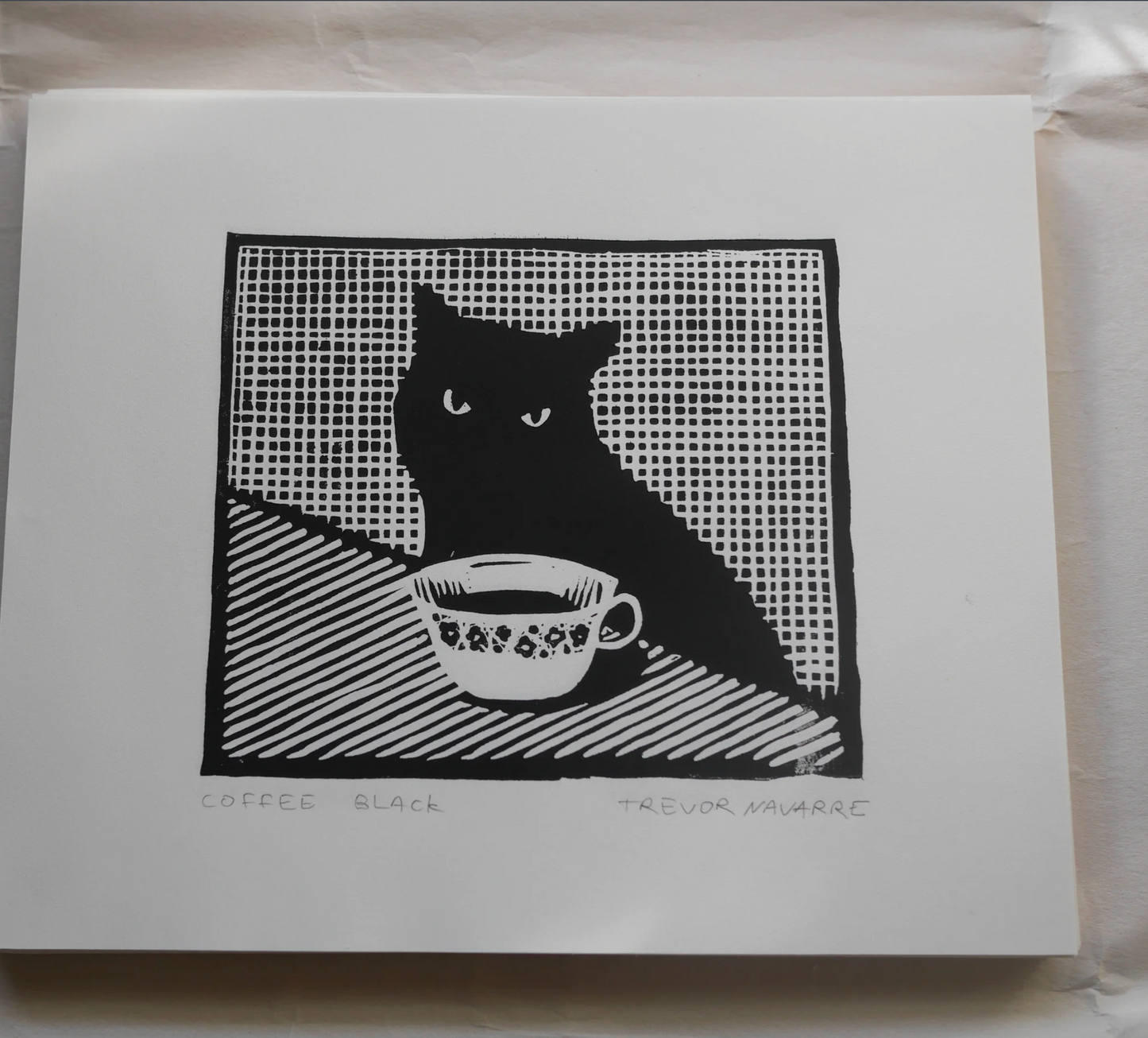 Coffee Black Print
