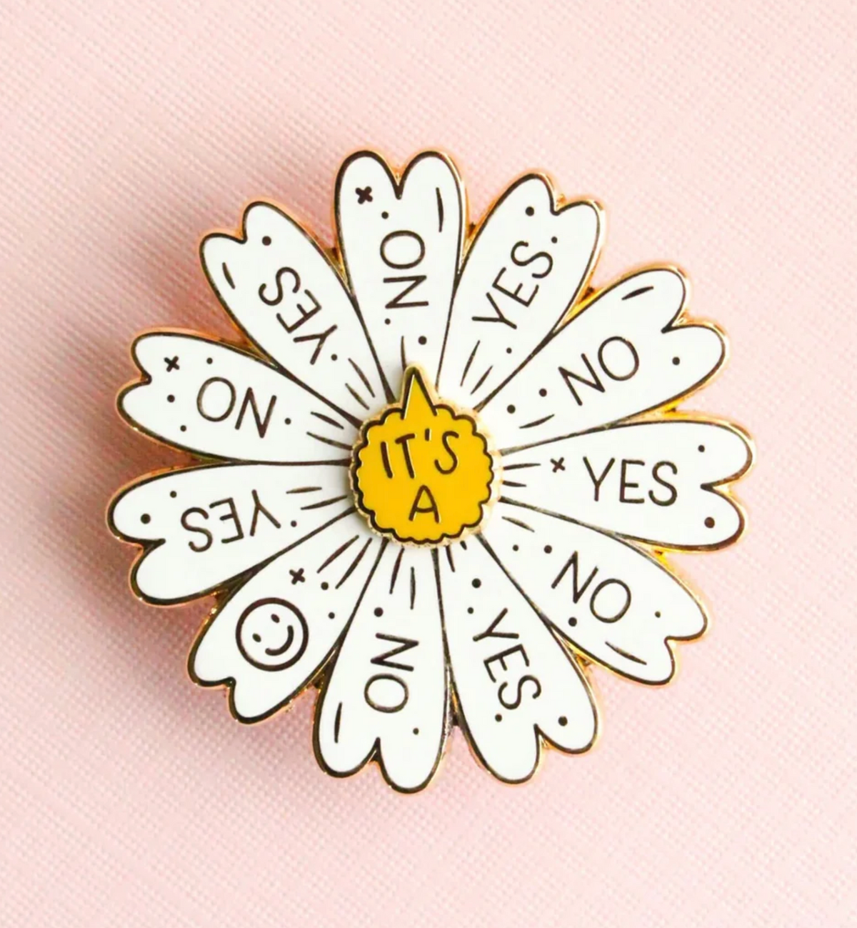 Spinning Daisy Pin