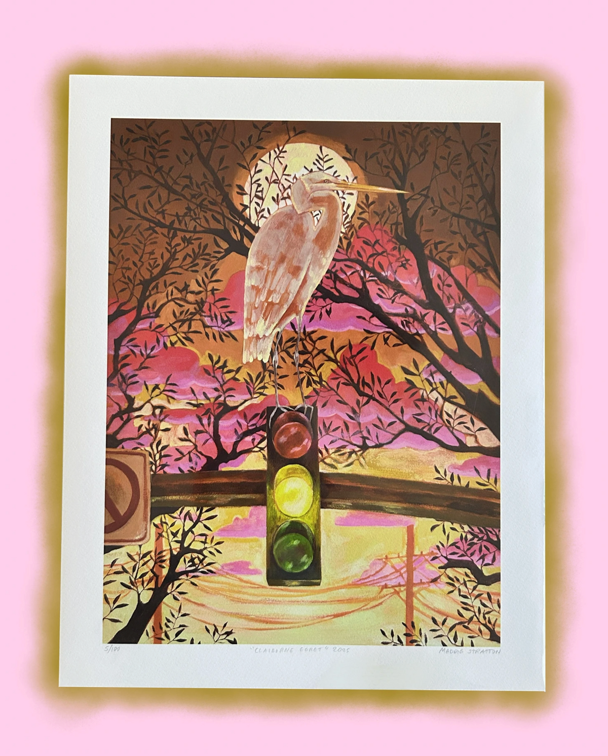 Claiborne Egret Print