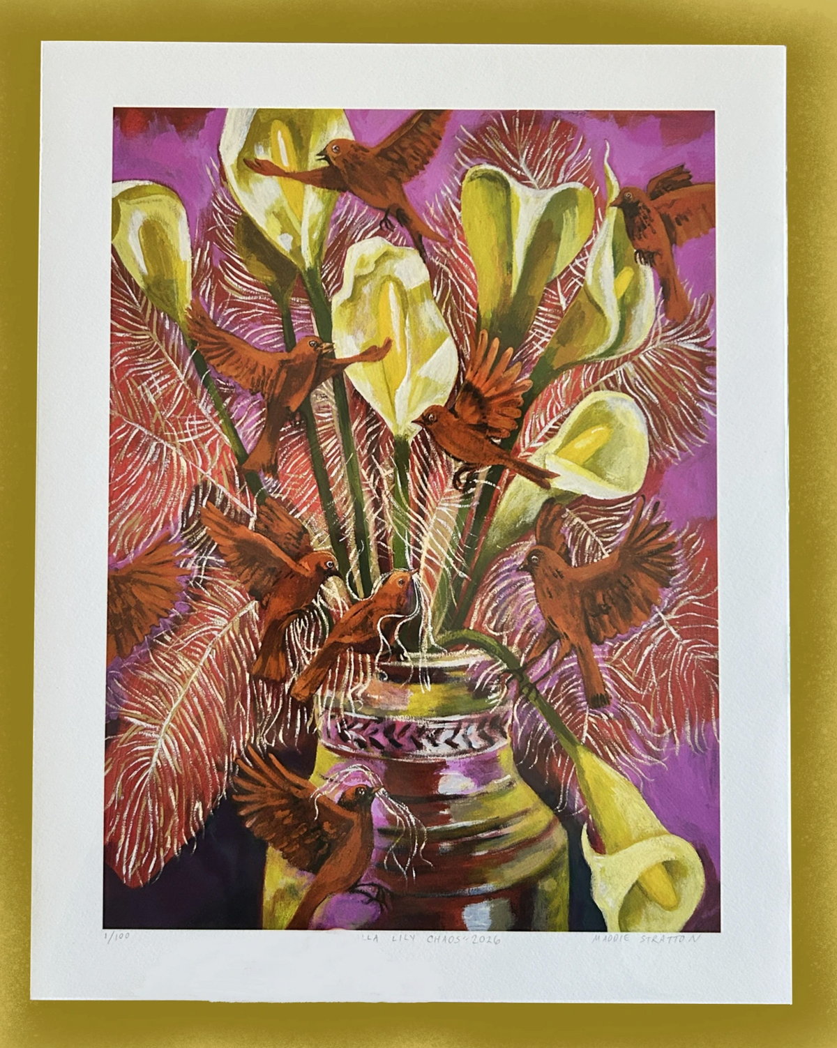 Calla Lily Chaos Print