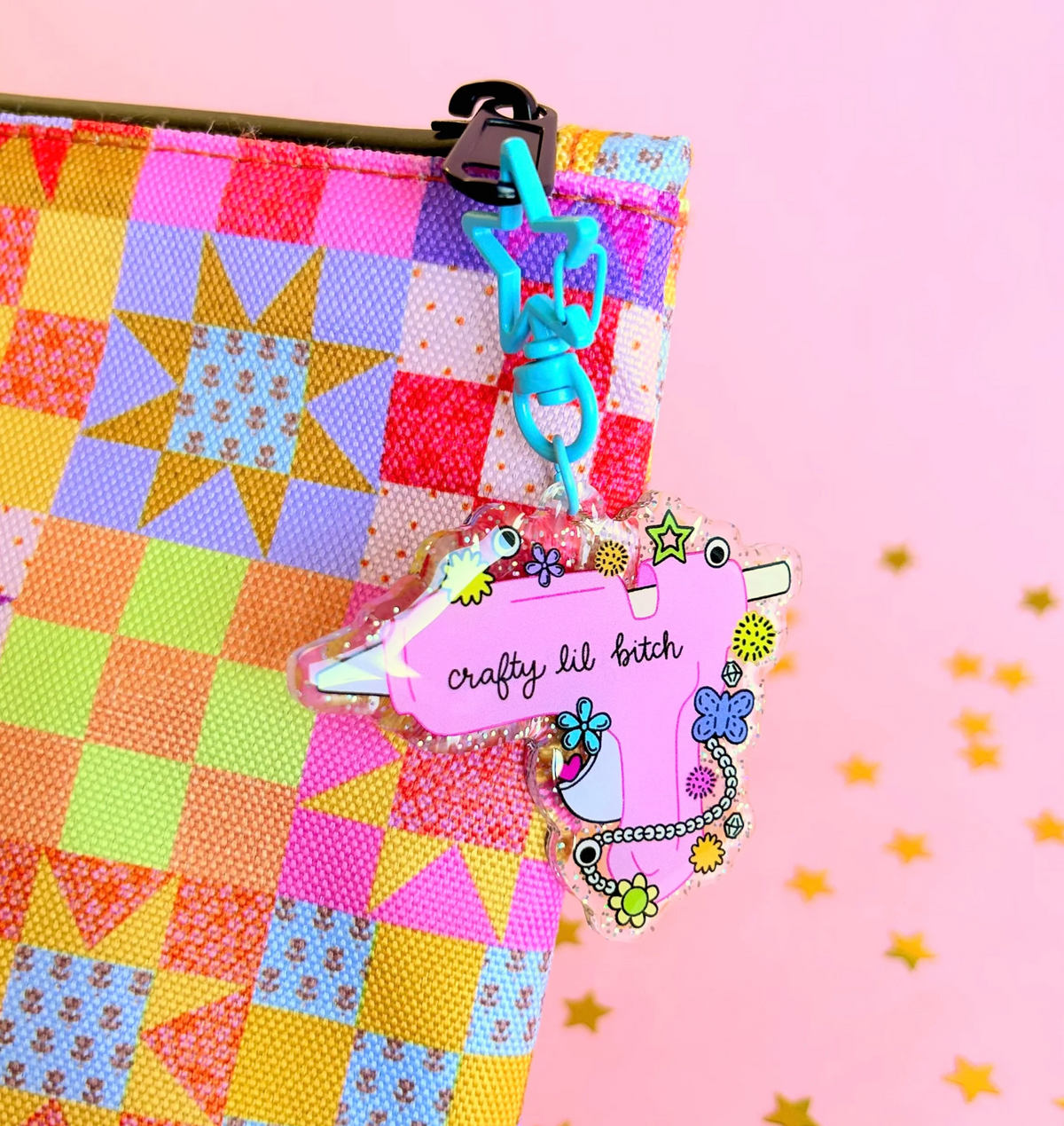 Crafty Lil Bitch Keychain