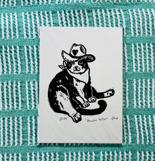 Howdy Cutie Print