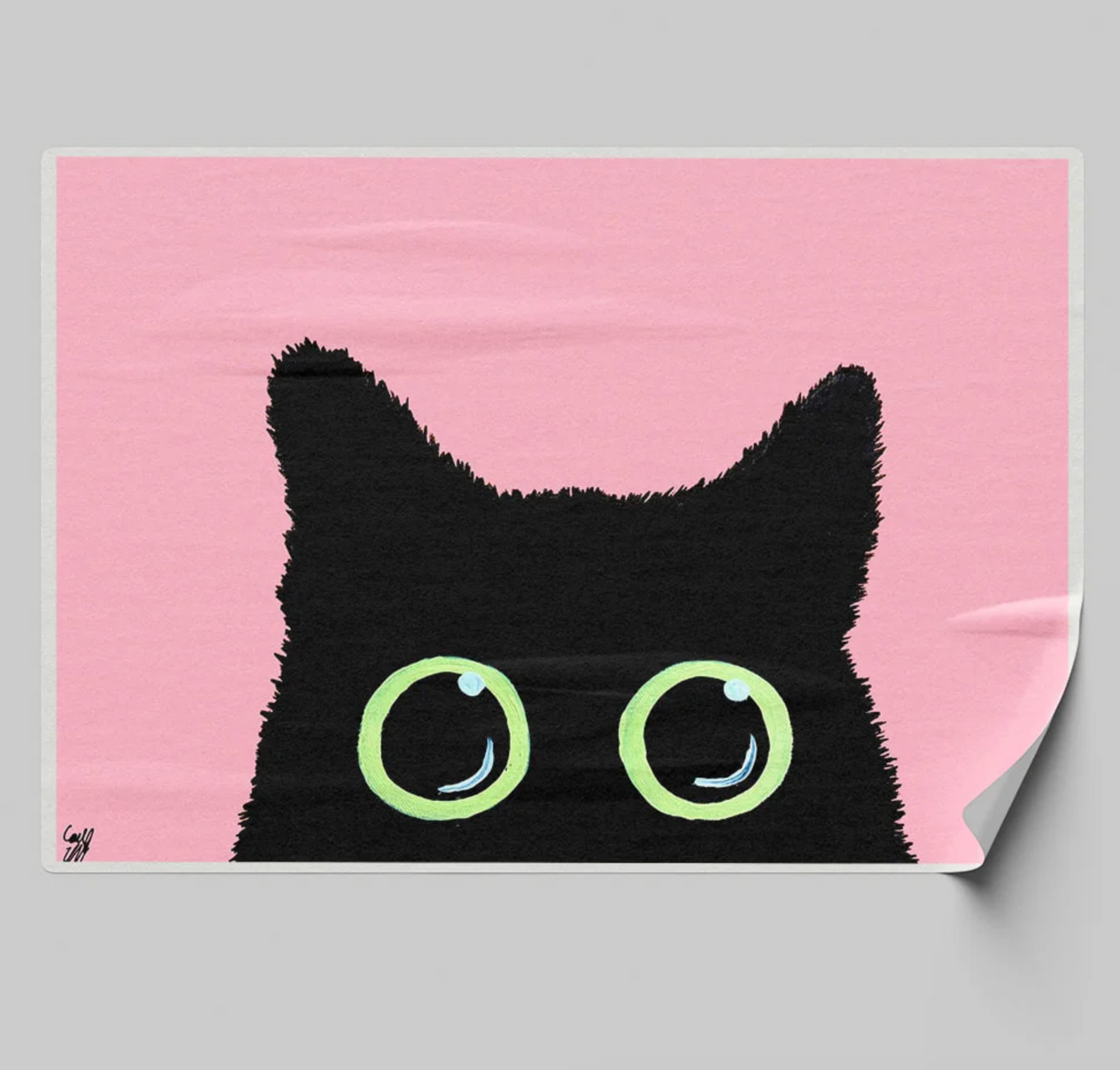 Black Cat Sticker