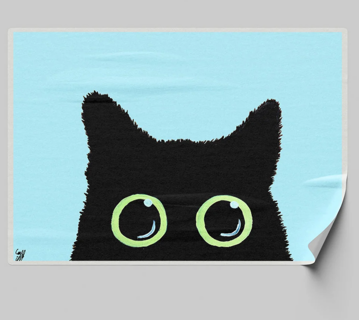 Black Cat Sticker