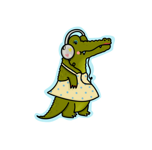 Gator Girl Sticker