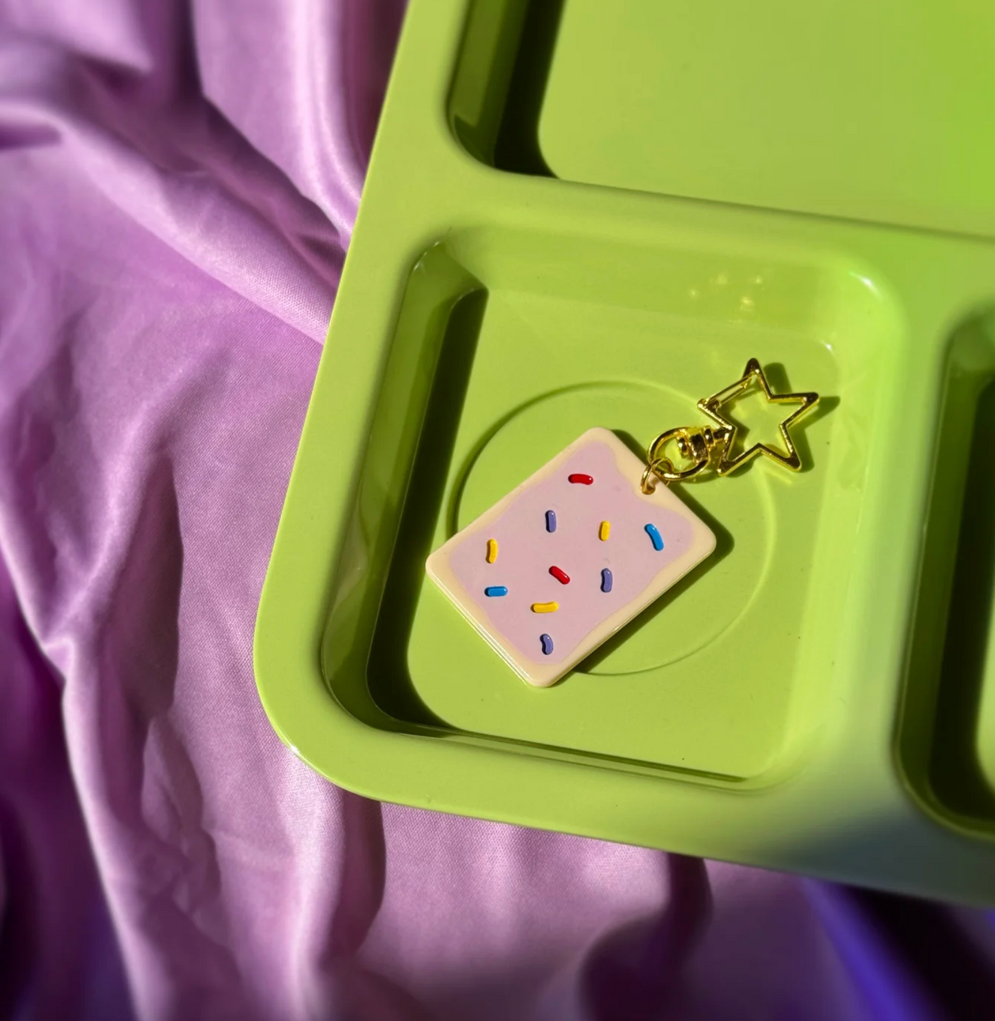 Sprinkle Tart Bag Charm