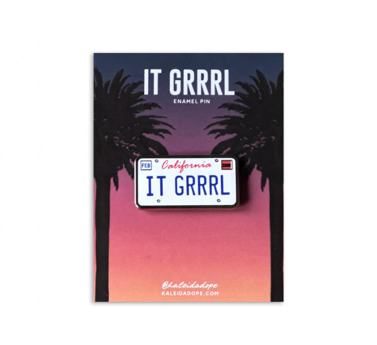 IT GRRRL Pin