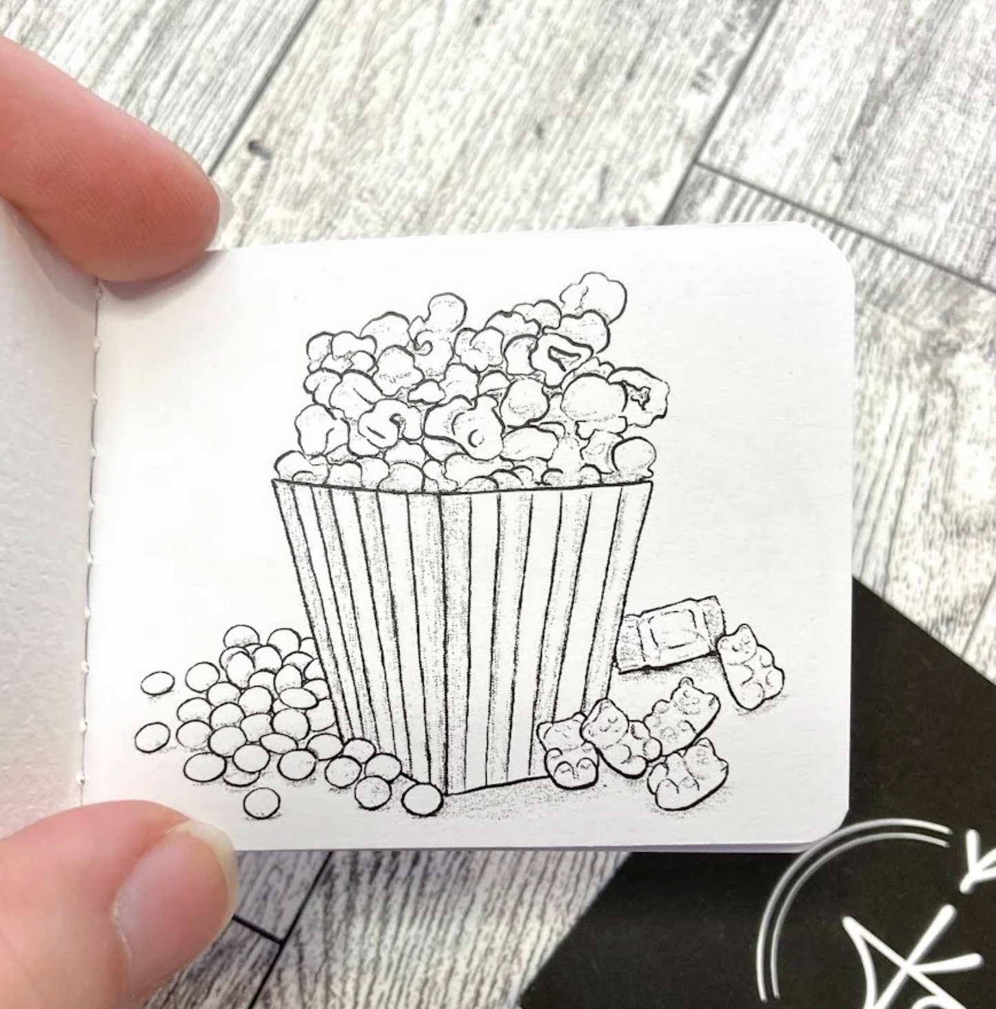 Pocket Sized Coloring Book- Food