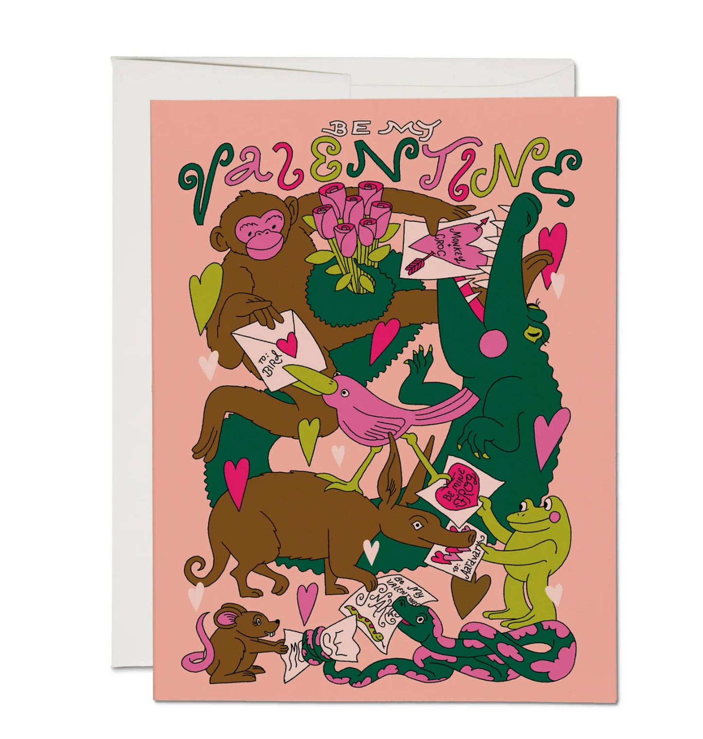 Valentines Creatures Card