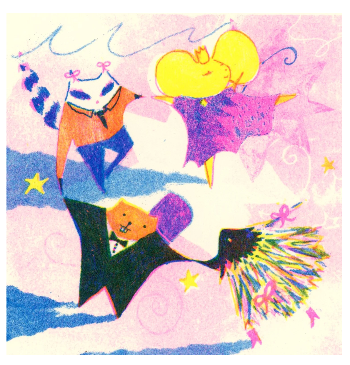 Friends Dancing Print