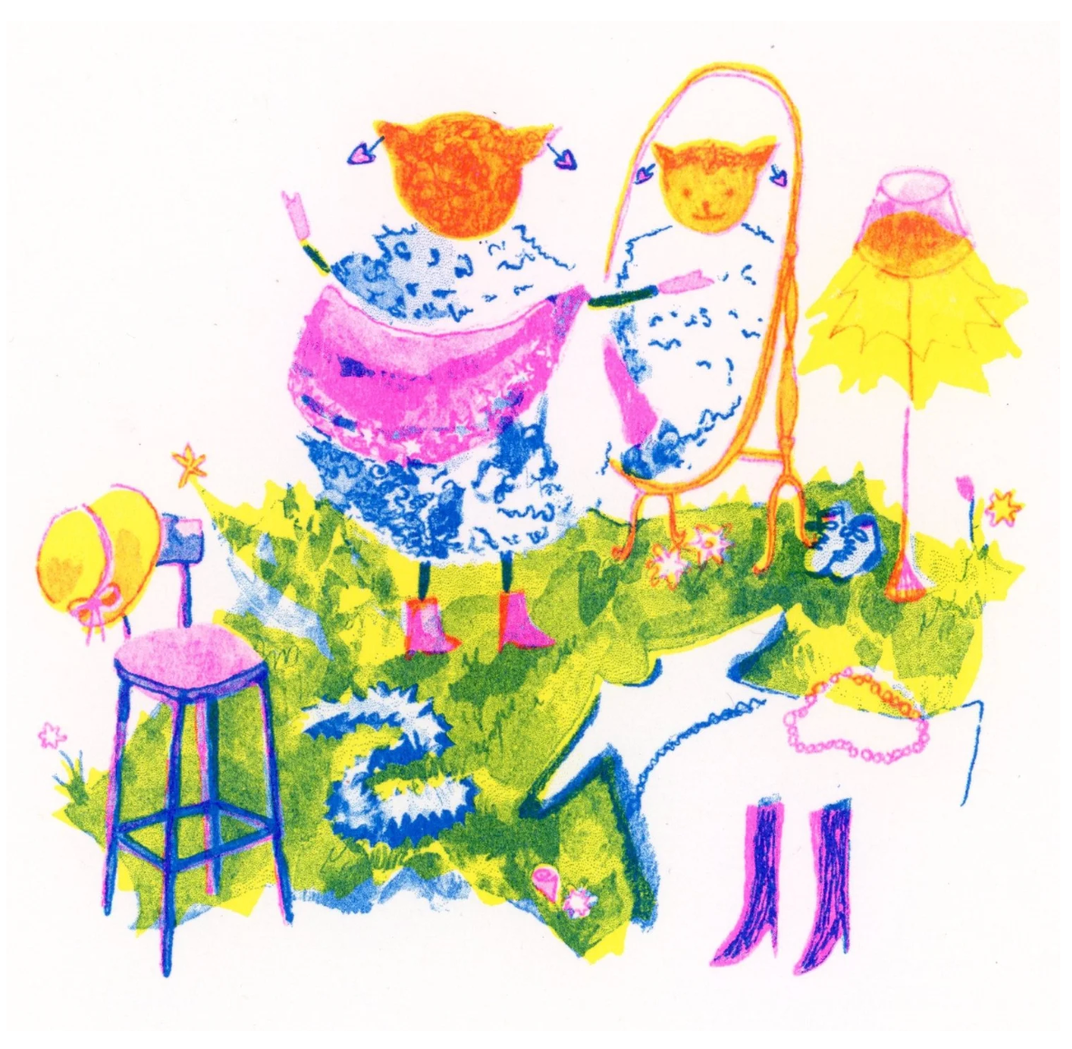 Dress-Up Print