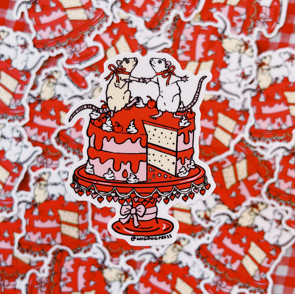Giant Rat Cake Sticker