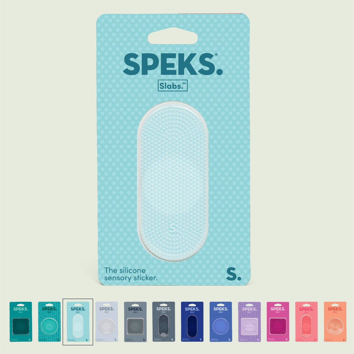 Slabs Silicone Sensory Stickers
