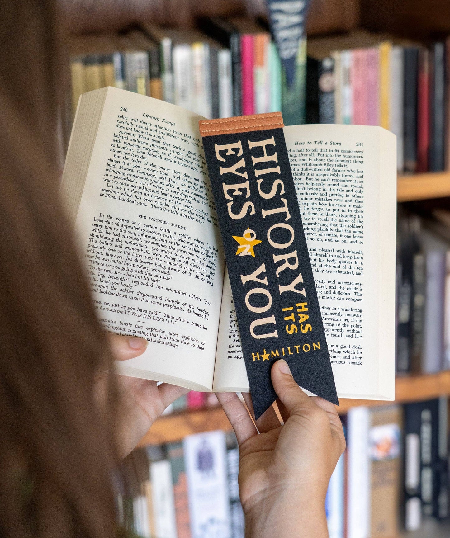 History Has Its Eyes On You Bookmark • Hamilton x Oxford Pennant