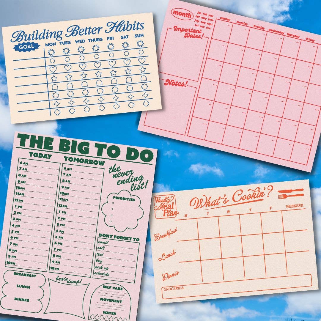 What's Cooking? Meal Prep Notepad