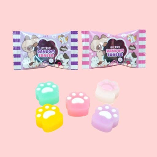 Cat Paw Stamp Random Eraser