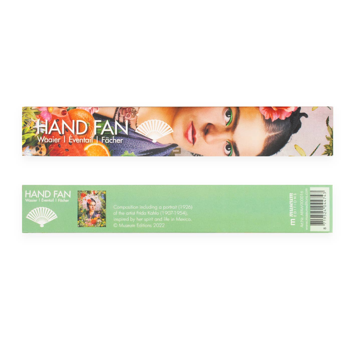 Hand Fan, Bamboo, Frida Kahlo