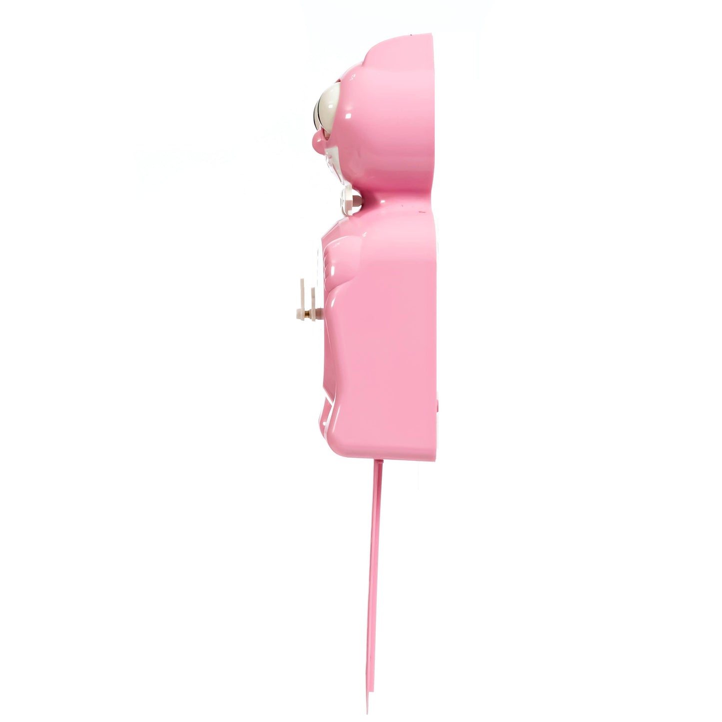 Pink Satin Kitty-Cat Klock (Smaller Size)