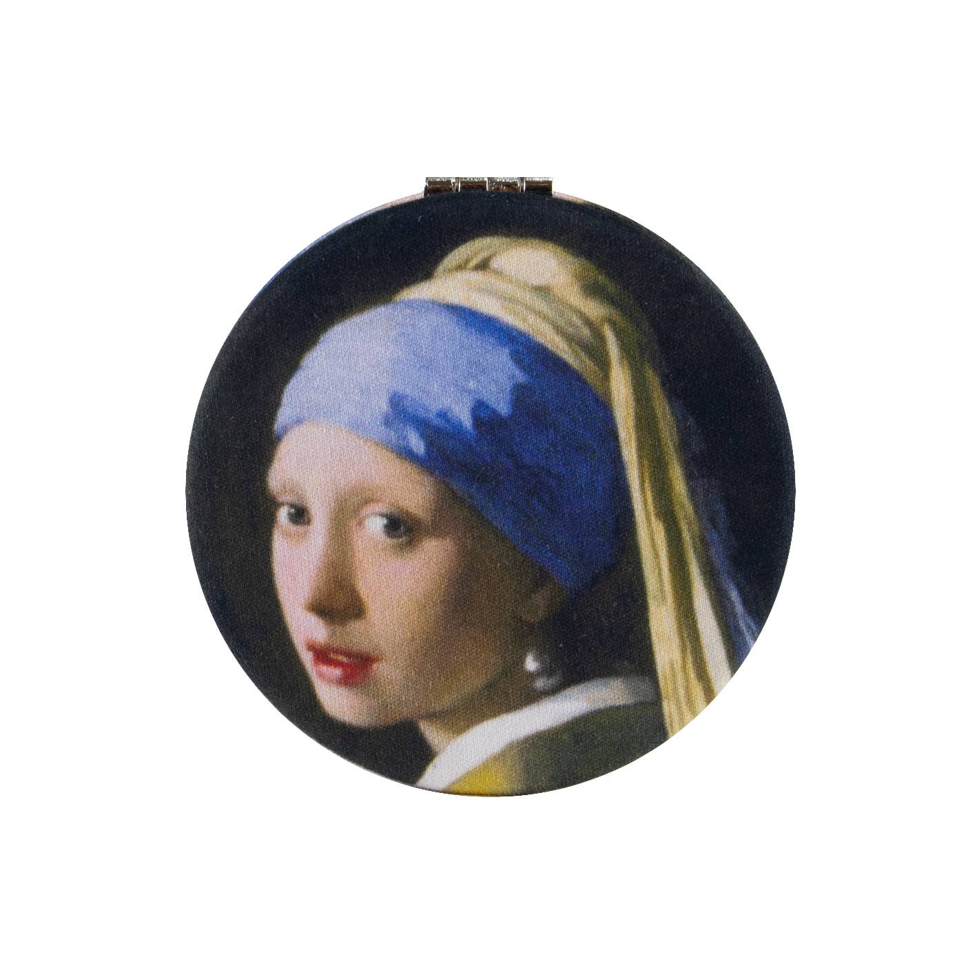 MicroFiber Folding Pocket Mirror, Girl with the pearl