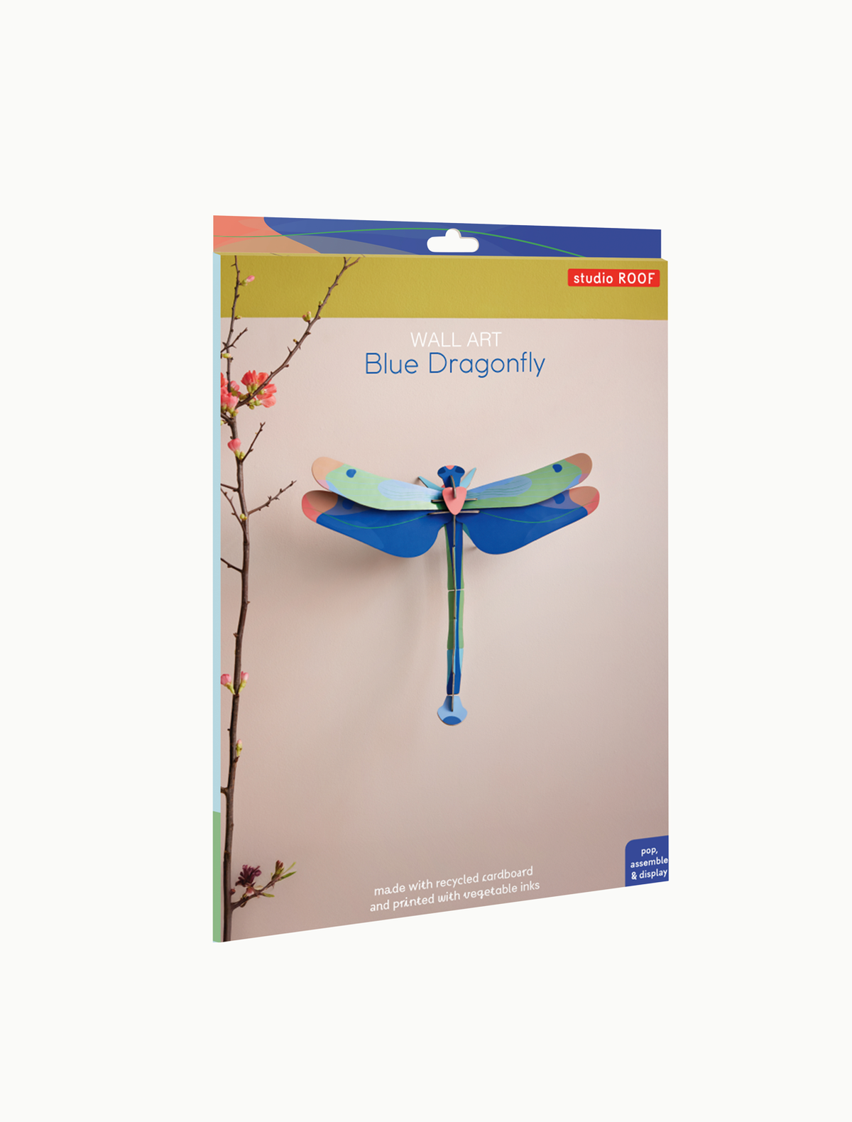 3D Wall Art - Blue Dragonfly