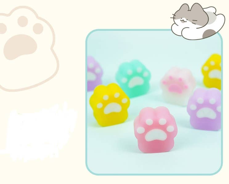 Cat Paw Stamp Random Eraser