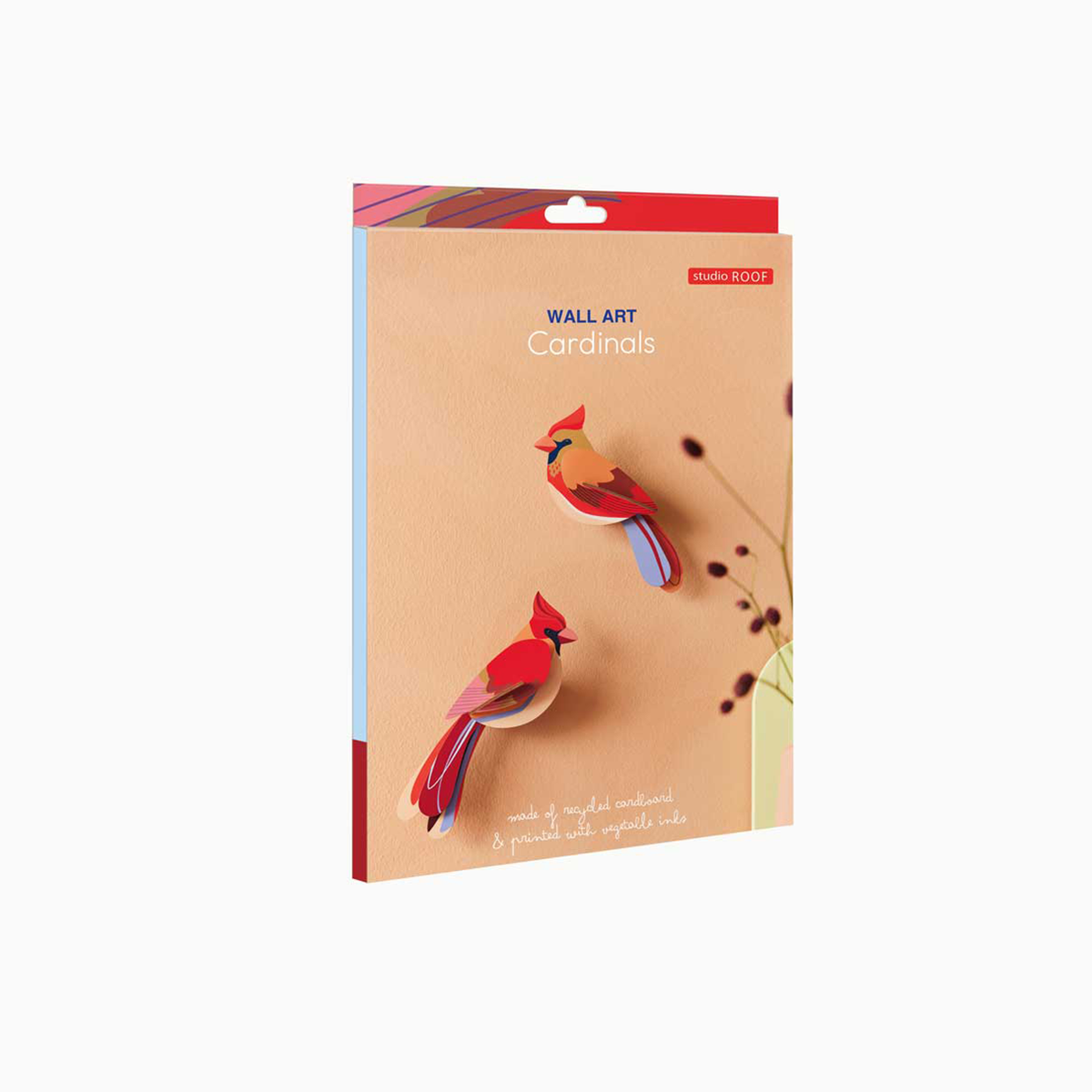 3D Wall Art - Garden Birds - Cardinals