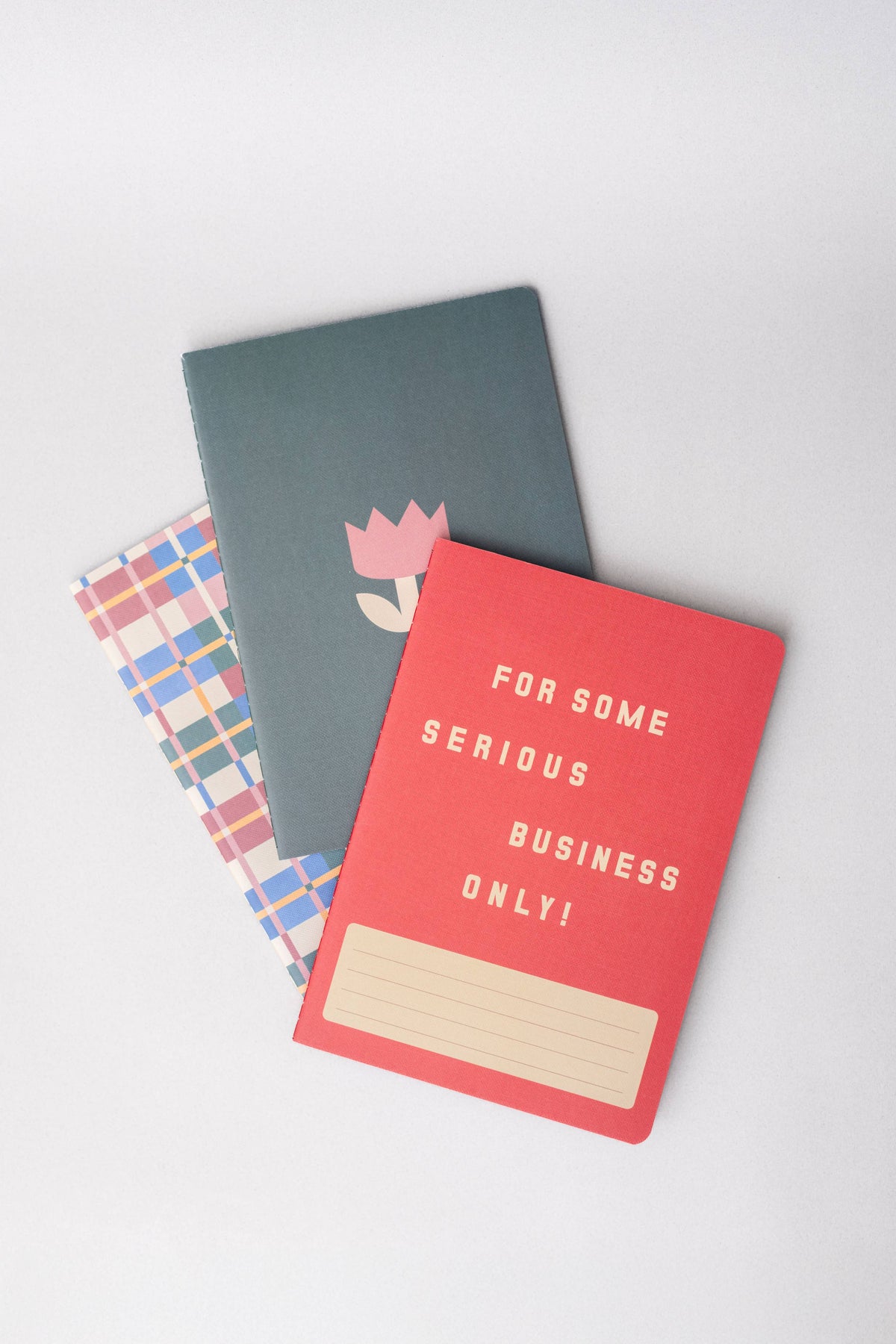 Rough Draft Notebook Set, Serious Business Only