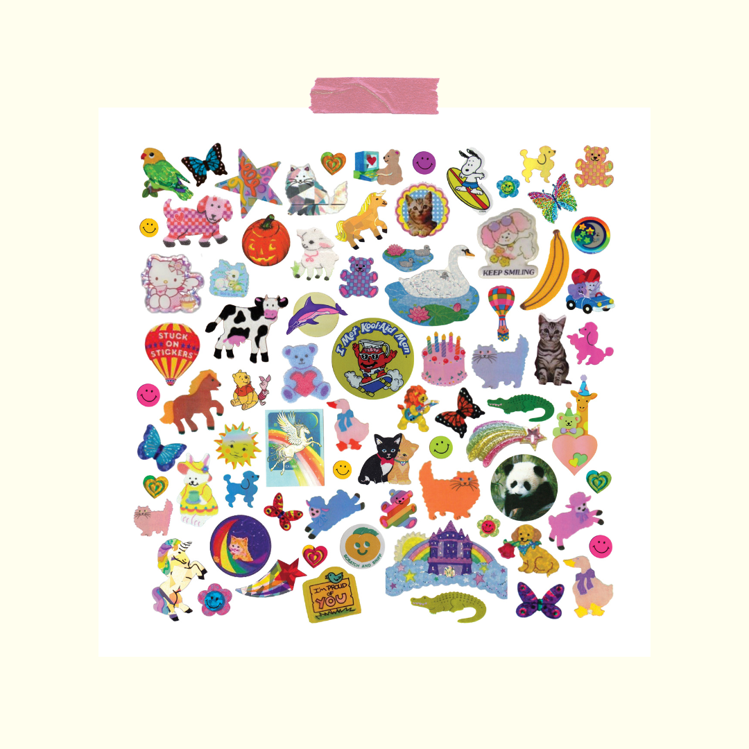 Sticker Collection Print
