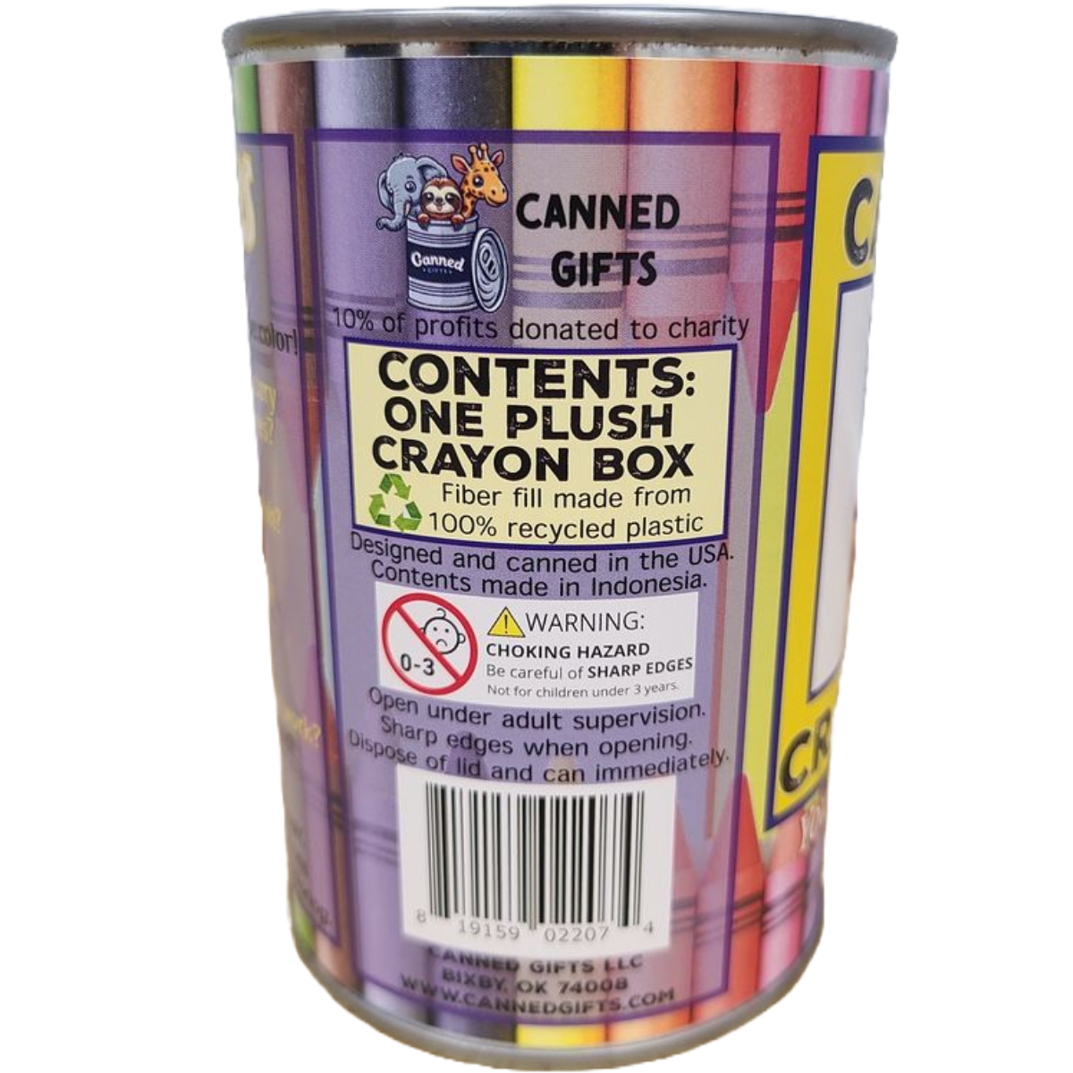 Canned Crayon Box